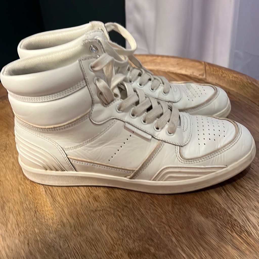 Tory Burch Women's Clover Court Sneaker Ivory Cipria Sea Bubble Lace Up Shoes